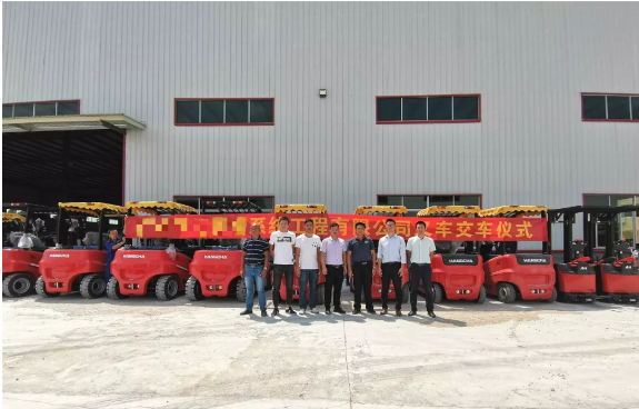 逆天了！杭叉交付某工程企業(yè)數十臺車