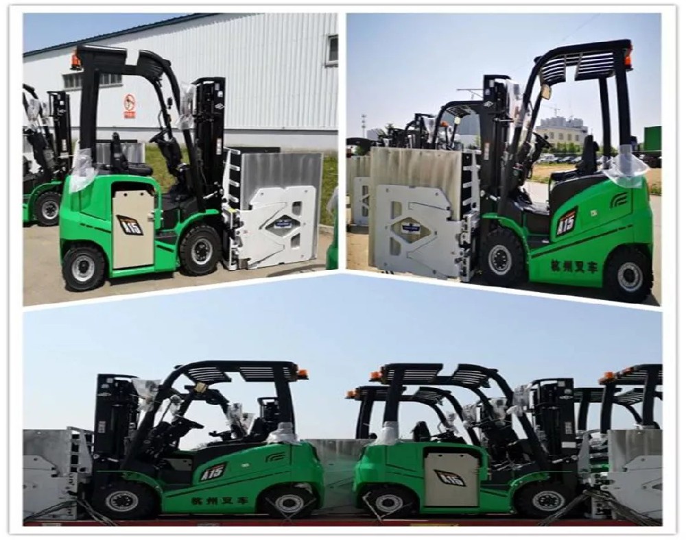 【重磅】杭叉首批側(cè)面移出鋰電池叉車成功交付青島某國有控股家電企業(yè)！